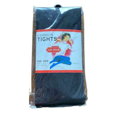 VTG Ladies Fashion Tights LIS-MAR Black Fits 5'0